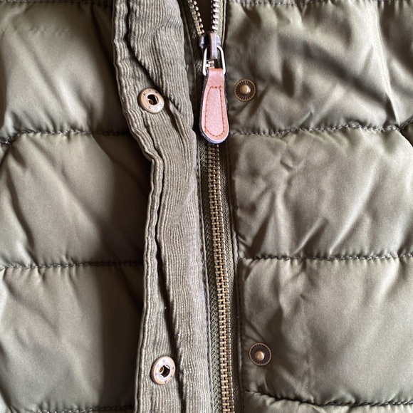 H&M Label of Graded Goods Olive Green Vest w/Brown Embellishments - Picture 7 of 9